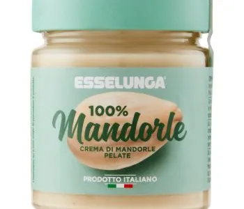 Esselunga 100% Mandorle crema di mandorle pelate 180 g