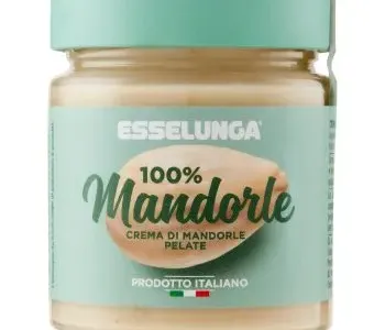 Esselunga 100% Mandorle crema di mandorle pelate 180 g